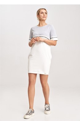 Sukienka Model M1028 Ecru/Grey - Figl - L