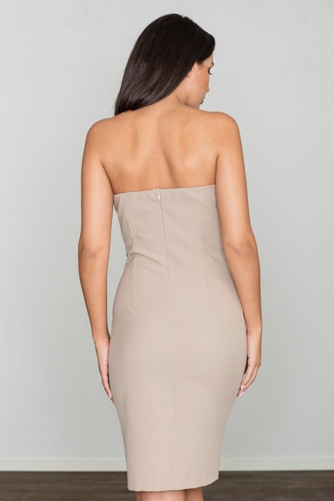 Sukienka Model M571 Beige - Figl - L Sukienka Model M571 Beige - Figl - L