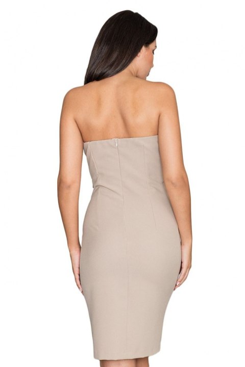 Sukienka Model M571 Beige - Figl - L Sukienka Model M571 Beige - Figl - L
