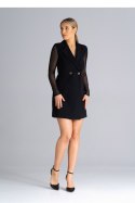 Sukienka Model M937 Black - Figl - XL Sukienka Model M937 Black - Figl - XL