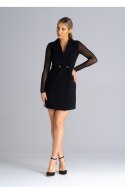 Sukienka Model M937 Black - Figl - XL Sukienka Model M937 Black - Figl - XL