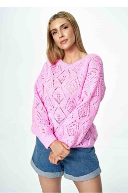 Sweter Damski Model M887 Pink - Figl - uniwersalny