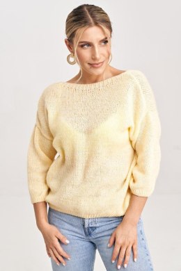 Sweter Damski Model M993 Yellow - Figl - uniwersalny