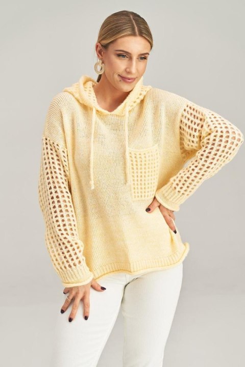 Sweter Damski Model M996 Yellow - Figl - uniwersalny Sweter Damski Model M996 Yellow - Figl - uniwersalny