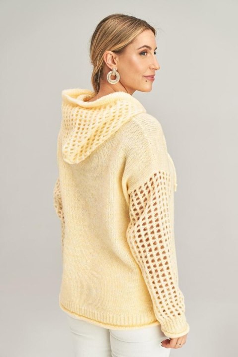 Sweter Damski Model M996 Yellow - Figl - uniwersalny Sweter Damski Model M996 Yellow - Figl - uniwersalny