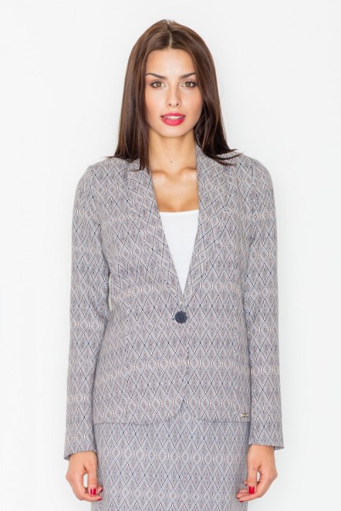Żakiet Model M517 Wzór 30 Multicolor - Figl - L Żakiet Model M517 Wzór 30 Multicolor - Figl - L