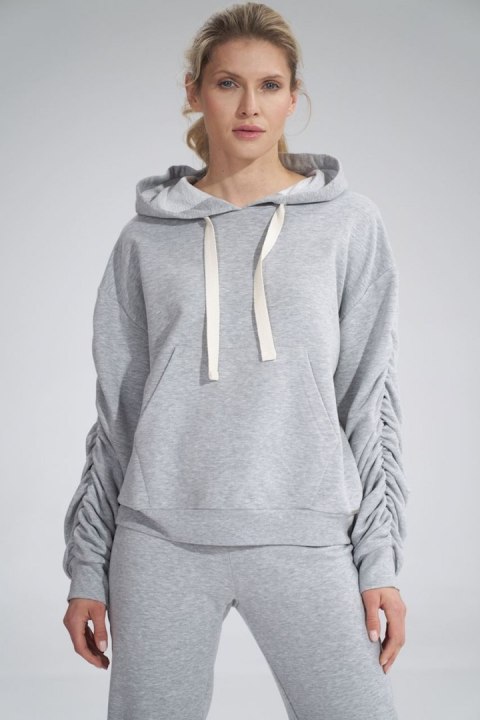 Bluza Damska Model M801 Grey - Figl - L Bluza Damska Model M801 Grey - Figl - L