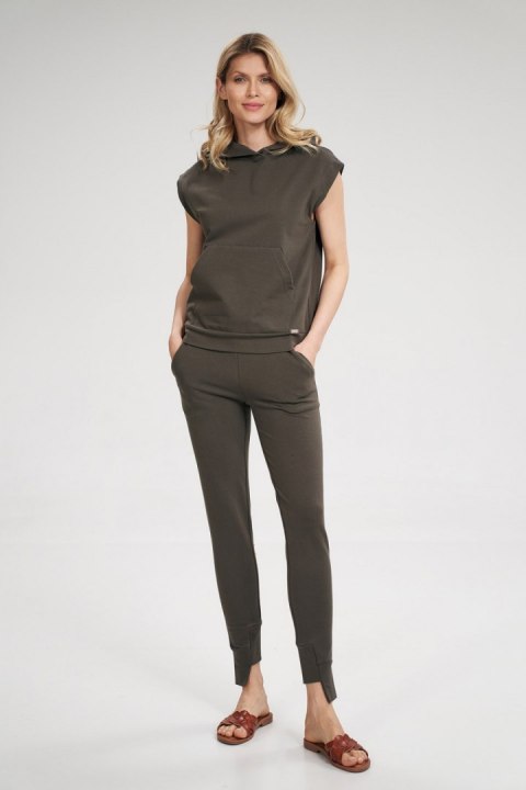Bluza Damska Model M802 Olive - Figl - S/M Bluza Damska Model M802 Olive - Figl - S/M
