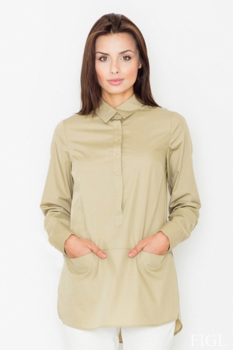 Bluzka Model M493 Green - Figl - L Bluzka Model M493 Green - Figl - L