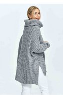 Golf Damski Model M892 Dark Grey - Figl - uniwersalny Golf Damski Model M892 Dark Grey - Figl - uniwersalny