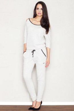 Kombinezon Damski Model 356 Light Grey - Figl - L