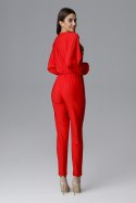 Kombinezon Damski Model M620 Red - Figl - L/XL Kombinezon Damski Model M620 Red - Figl - L/XL