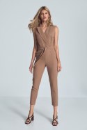 Kombinezon Damski Model M716 Brown - Figl - XL Kombinezon Damski Model M716 Brown - Figl - XL