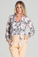 Koszula Damska Model M700 Wzór 112 - Figl - XL Koszula Damska Model M700 Wzór 112 - Figl - XL
