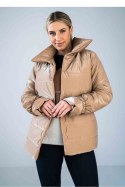 Kurtka Damska Model M933 Beige - Figl - S/M Kurtka Damska Model M933 Beige - Figl - S/M