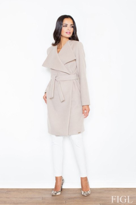 Płaszcz Damski Model M408 Beige - Figl - S