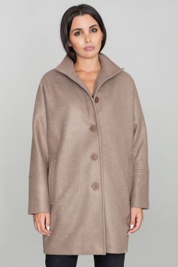 Płaszcz Damski Model M589 Mocca - Figl - L