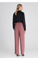 Spodnie Damskie Model M949 Dark Pink - Figl - XL Spodnie Damskie Model M949 Dark Pink - Figl - XL