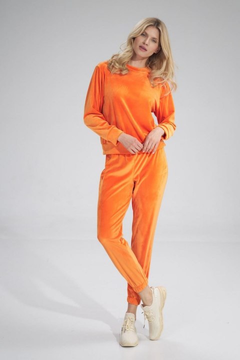 Spodnie Dresowe Model M762 Orange - Figl - XL