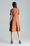Sukienka Model M673 Brown - Figl - L Sukienka Model M673 Brown - Figl - L