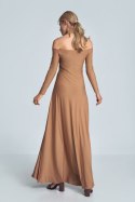 Sukienka Model M707 Beige - Figl - S Sukienka Model M707 Beige - Figl - S