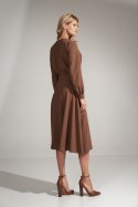 Sukienka Model M724 Brown - Figl - L Sukienka Model M724 Brown - Figl - L