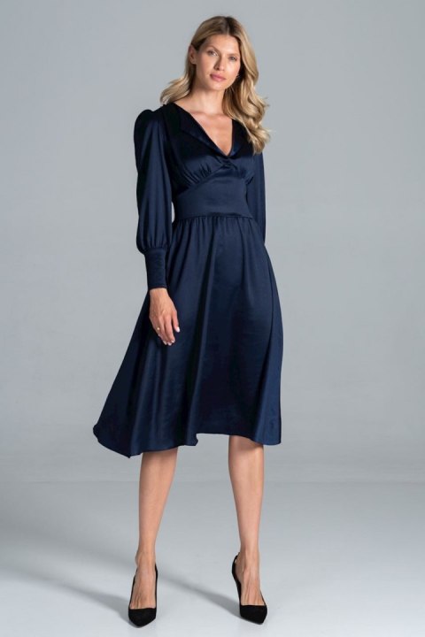 Sukienka Model M825 Navy - Figl - XL Sukienka Model M825 Navy - Figl - XL