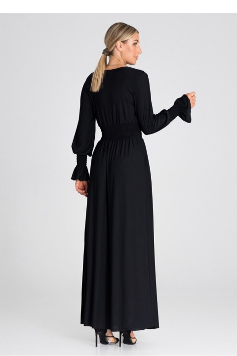 Sukienka Model M940 Black - Figl - L/XL Sukienka Model M940 Black - Figl - L/XL