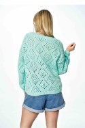Sweter Damski Model M887 Mint - Figl - uniwersalny Sweter Damski Model M887 Mint - Figl - uniwersalny