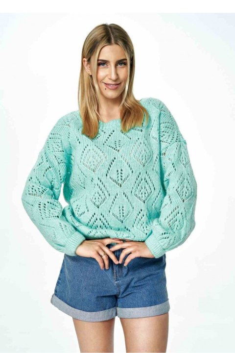 Sweter Damski Model M887 Mint - Figl - uniwersalny Sweter Damski Model M887 Mint - Figl - uniwersalny