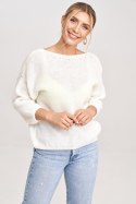 Sweter Damski Model M993 Ecru - Figl - uniwersalny Sweter Damski Model M993 Ecru - Figl - uniwersalny