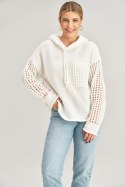Sweter Damski Model M996 Ecru - Figl - uniwersalny Sweter Damski Model M996 Ecru - Figl - uniwersalny