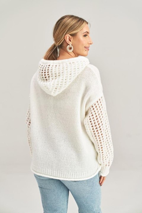 Sweter Damski Model M996 Ecru - Figl - uniwersalny Sweter Damski Model M996 Ecru - Figl - uniwersalny
