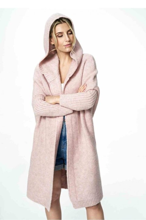 Sweter Kardigan Model M901 Pink - Figl - uniwersalny