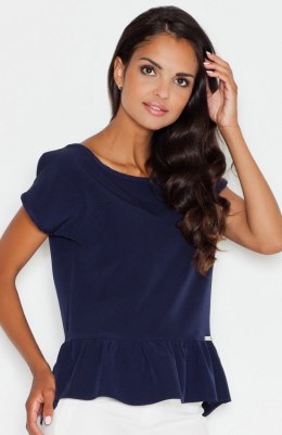 Bluzka Model 388 Blue - Figl - XL