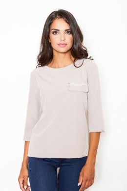 Bluzka Model M393 Beige - Figl - S