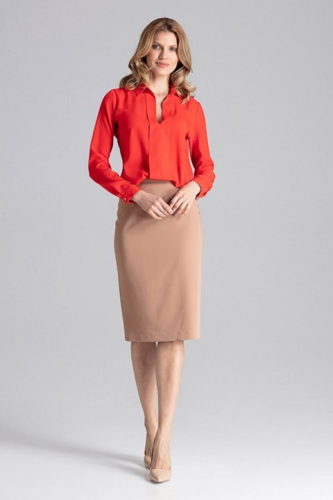 Bluzka Model M621 Red - Figl - XL Bluzka Model M621 Red - Figl - XL