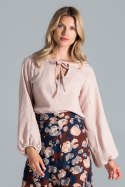 Bluzka Model M818 Beige - Figl - S/M Bluzka Model M818 Beige - Figl - S/M
