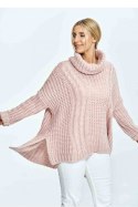 Golf Damski Model M892 Light Pink - Figl - uniwersalny Golf Damski Model M892 Light Pink - Figl - uniwersalny