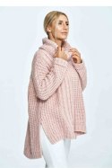Golf Damski Model M892 Light Pink - Figl - uniwersalny Golf Damski Model M892 Light Pink - Figl - uniwersalny