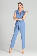 Kombinezon Damski Model M695 Blue - Figl - XL Kombinezon Damski Model M695 Blue - Figl - XL