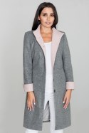 Płaszcz Damski Model M588 Grey - Figl - S