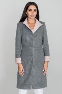 Płaszcz Damski Model M588 Grey - Figl - S
