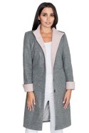 Płaszcz Damski Model M588 Grey - Figl - S