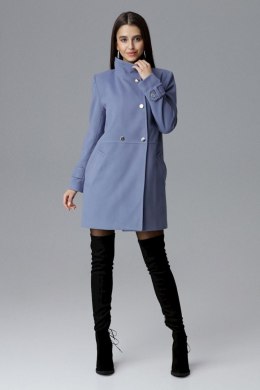 Płaszcz Damski Model M623 Blue - Figl - XL