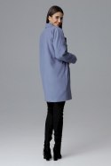 Płaszcz Damski Model M623 Blue - Figl - XL