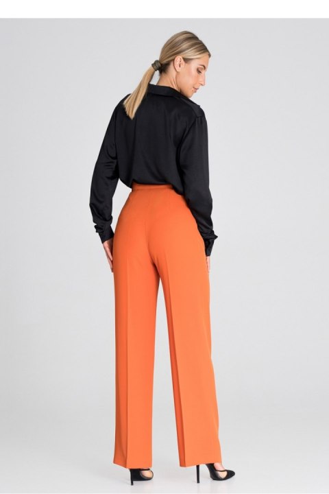 Spodnie Damskie Model M949 Orange - Figl - L Spodnie Damskie Model M949 Orange - Figl - L