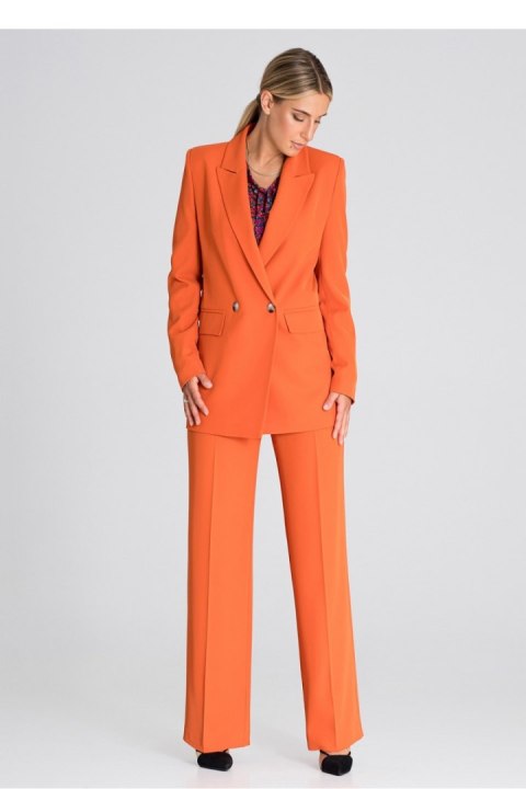 Spodnie Damskie Model M949 Orange - Figl - M Spodnie Damskie Model M949 Orange - Figl - M