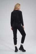 Spodnie Dresowe Model M762 Black - Figl - XL