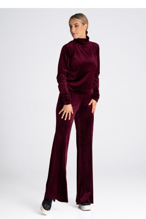 Spodnie Dresowe Model M966 Bordo - Figl - L Spodnie Dresowe Model M966 Bordo - Figl - L
